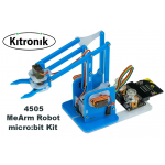 4505 KITRONIK MeArm Robot micro:bit Kit ρομποτικός βραχίονας για Arduino, RaspberryPi εκπαίδευση διασκέδαση σχολείο